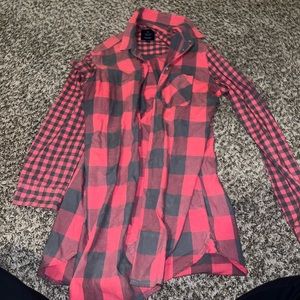 Pink American Eagle flannel